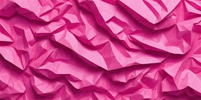 The primary subject of the image is a large, pink, folded paper. The setting is a pink background, which creates a visually striking contrast with the paper. The visual style is a close-up of the paper, showcasing its texture and details. The colors and mood of the image are predominantly pink, giving it a warm and inviting atmosphere.