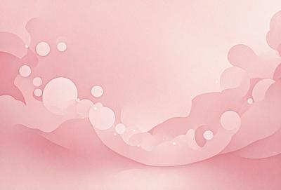 The primary subject of the image is a pink background with a pattern of bubbles. The setting is a pink surface, and the visual style appears to be a combination of a photo and digital art. The colors and mood of the image are predominantly pink, creating a warm and inviting atmosphere.