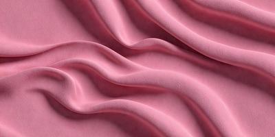 The image features a pink fabric with a wavy texture, giving it a soft and smooth appearance. The fabric is the primary subject of the image, and it is displayed against a pink background. The visual style of the image is a close-up of the fabric, showcasing its texture and color. The dominant colors in the image are pink, which creates a warm and inviting atmosphere.