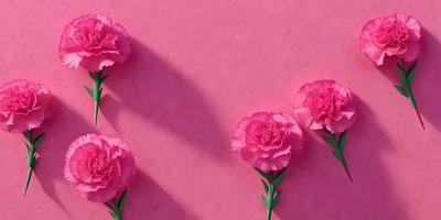 The primary subject of the image is a pink flower. The setting is a pink wall, which serves as the background. The visual style is a combination of photo and digital art, creating a unique and eye-catching image. The dominant colors are pink and white, giving the image a warm and inviting atmosphere.