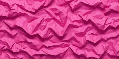 The primary subject of the image is a large pink paper wall. The setting is a room with a pink paper wall that is textured and has a unique design. The visual style is a combination of a photo and digital art, creating a striking and eye-catching effect. The dominant colors are pink, and the overall atmosphere is vibrant and lively.