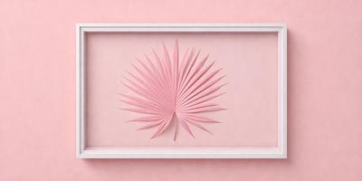 The primary subject of the image is a pink paper flower, which is the main object, scene, or focus of the image. The setting is a pink background, which adds to the overall atmosphere. The visual style is a combination of photo and digital art, as the flower is created using paper and a computer. The colors and mood of the image are predominantly pink, giving it a warm and inviting feel.