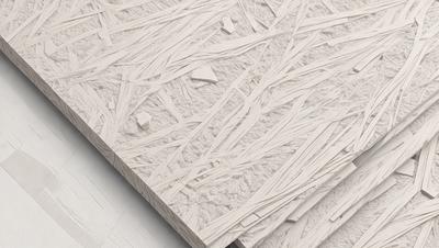 The primary subject of the image is a large piece of wood with a unique texture, resembling a piece of art or a sculpture. The setting is a white background, which highlights the wood's texture and visual style. The visual style of the image is a combination of a photo and a digital art, illustration, or drawing, as the wood appears to be a textured surface rather than a flat, uniform surface. The colors and mood of the image are predominantly white, giving it a clean and minimalist