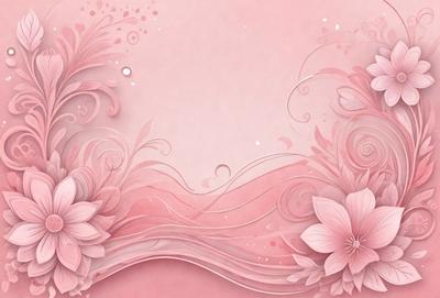 The primary subject of the image is a pink background with a water-like texture. The setting is a pink and white background, which creates a serene and calming atmosphere. The visual style is a combination of digital art and illustration, giving the image a unique and artistic appearance. The colors and mood of the image are predominantly pink and white, evoking a sense of tranquility and beauty.