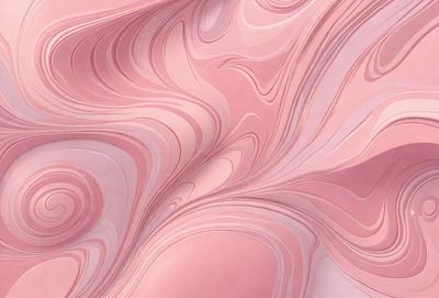 The primary subject of the image is a pink, swirling, and flowing pattern. The setting is a pink background, which adds to the overall visual style. The image is a digital art piece, showcasing the artist's creativity and skill in designing intricate patterns. The dominant colors in the image are pink, which creates a warm and inviting atmosphere.
