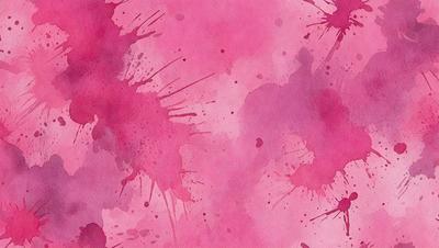 The primary subject of the image is a pink background with a pattern of pink and white splatters. The setting is a pink and white background, which creates a visually appealing and artistic atmosphere. The visual style of the image is a combination of digital art and illustration, as it features a unique and creative design. The colors and mood of the image are predominantly pink and white, giving it a warm and inviting feel.