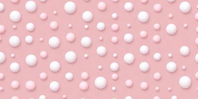 The primary subject of the image is a pattern of white and pink bubbles on a pink background. The setting is a wall or a surface, and the visual style appears to be a combination of a photo and digital art. The dominant colors are pink and white, creating a soft and feminine atmosphere.
