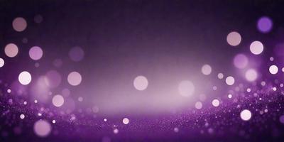 The primary subject of the image is a purple background with a pattern of white dots. The setting appears to be a dark room, and the visual style is a combination of a photo and digital art. The dominant colors are purple and white, creating a calm and serene atmosphere.