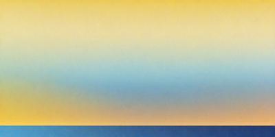 The primary subject of the image is a large body of water, with a blue sky and a yellow background. The setting appears to be a beach or ocean, with a calm and serene atmosphere. The visual style of the image is a painting, which adds a sense of depth and artistic expression to the scene. The colors and mood of the painting evoke a sense of tranquility and beauty, as the viewer is drawn to the vast expanse of the water and the sky.