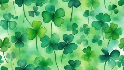 The primary subject of the image is a close-up of a green plant with four large leaves. The plant is surrounded by a lush green background, which adds to the overall atmosphere of the image. The visual style of the image is a combination of a photo and digital art, creating a vibrant and detailed representation of the plant. The colors and mood of the image are predominantly green, which is associated with nature, growth, and tranquility.