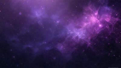 The primary subject of the image is a purple and pink nebula, which is the main object, scene, or focus of the image. The setting or background is a dark, star-filled sky, which adds to the overall atmosphere. The visual style of the image is a combination of photo and digital art, creating a unique and captivating representation of the nebula. The colors and mood of the image are predominantly purple and pink, giving it a serene and dreamy quality.