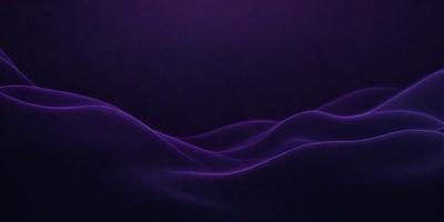 The primary subject of the image is a purple wave, which appears to be a digital art or illustration. The setting is a dark background, which adds to the overall mood of the image. The visual style is a combination of purple and blue hues, creating a unique and artistic atmosphere.