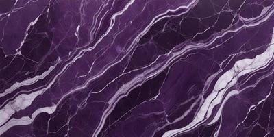 The primary subject of the image is a purple marble wall with a pattern of swirls. The setting is a room with a purple marble floor, which complements the wall. The visual style is a close-up of the marble wall, showcasing its unique texture and pattern. The colors and mood of the image are predominantly purple, creating a calm and elegant atmosphere.