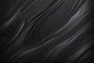 The primary subject of the image is a black and white painting of a wave. The setting is a dark background, which contrasts with the wave's shape and texture. The visual style is a painting, which gives the image a more artistic and creative appearance. The colors and mood are predominantly dark, with the wave's shape and texture being the main focus of the image.