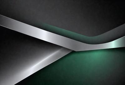The primary subject of the image is a silver metal surface, which appears to be a metal wall or a metal sculpture. The setting is a dark room, with the metal surface being the main focus of the image. The visual style is a close-up of the metal surface, showcasing its texture and details. The colors in the image are predominantly black and silver, creating a moody and dramatic atmosphere.