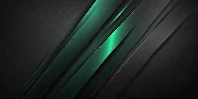 The primary subject of the image is a green and black striped pattern. The setting is a black background, and the visual style appears to be a digital art or illustration. The dominant colors are green and black, creating a bold and striking appearance.