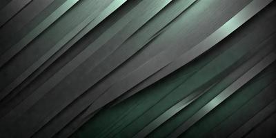 The primary subject of the image is a pattern of green and gray stripes. The setting is a dark background, which contrasts with the bright green and gray stripes. The visual style is a combination of digital art and illustration, creating a unique and eye-catching design. The colors and mood of the image are predominantly green and gray, giving it a modern and sophisticated appearance.