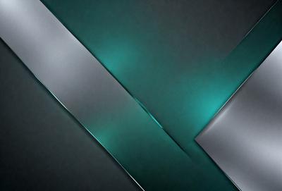 The primary subject of the image is a blue and green patterned wall. The setting is a dark room, and the visual style appears to be a digital art or illustration. The dominant colors are blue and green, creating a calm and soothing atmosphere.
