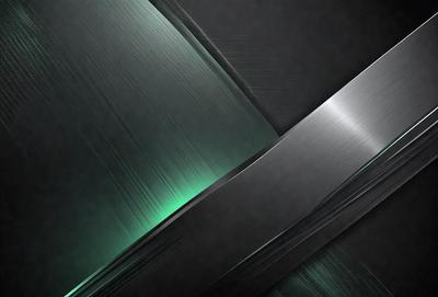 The primary subject of the image is a green light, which is the main focus of the scene. The setting is a black background, creating a contrasting effect. The visual style appears to be a digital art or illustration, as the light is depicted in a stylized manner. The colors and mood of the image are predominantly green, giving it a calm and serene atmosphere.