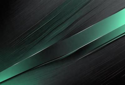 The primary subject of the image is a black and green pattern, which appears to be a digital art or illustration. The setting is a dark background, and the visual style suggests that the image is a modern art piece. The dominant colors are black and green, creating a moody and intriguing atmosphere.