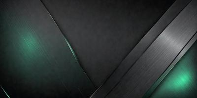 The primary subject of the image is a pair of scissors. The setting is a black background, which creates a contrast with the scissors. The visual style is a close-up of the scissors, emphasizing their details. The colors and mood of the image are predominantly black and silver, giving it a sleek and modern appearance.