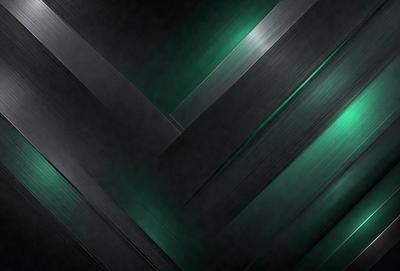 The primary subject of the image is a green and black pattern, which appears to be a digital art or illustration. The setting is a dark background, and the visual style is a combination of digital art and illustration. The dominant colors are green and black, creating a moody and intriguing atmosphere.
