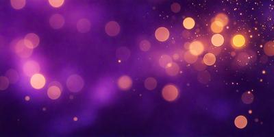 The primary subject of the image is a purple background with a pattern of bright, glowing lights. The setting appears to be a nighttime sky, with the lights creating a mesmerizing effect. The visual style of the image is a combination of a photo and digital art, as the purple background and the glowing lights create a unique and captivating atmosphere. The colors and mood of the image are predominantly purple and dark, with the glowing lights adding a sense of warmth and energy to