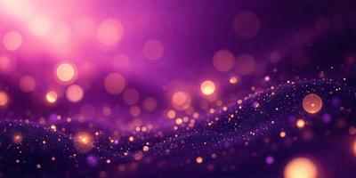The primary subject of the image is a purple background with a pattern of bright, shining lights. The setting appears to be a space or a futuristic environment. The visual style is a combination of digital art and illustration, creating a vibrant and dynamic scene. The colors and mood of the image are predominantly purple, with the bright lights adding a sense of energy and excitement.