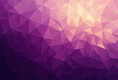 The image features a purple background with a geometric pattern, possibly a triangular or hexagonal shape. The primary subject is a close-up of the pattern, which creates a visually striking and artistic scene. The setting or background is the purple pattern, and the visual style appears to be a combination of digital art and illustration. The colors and mood of the image are predominantly purple, creating a calm and serene atmosphere.