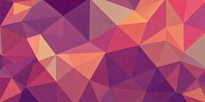 The primary subject of the image is a geometric pattern, featuring a combination of triangles and squares. The setting is a purple background, which adds a vibrant and artistic touch to the scene. The visual style of the image is a mix of digital art and illustration, creating a unique and eye-catching design. The dominant colors in the image are purple and pink, which contribute to a warm and inviting atmosphere.