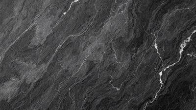 The image features a black and white marble wall with a pattern of white veins. The wall appears to be a part of a building, possibly a museum or an art gallery. The overall atmosphere of the image is elegant and sophisticated, with the contrasting black and white colors adding a sense of depth and texture to the scene.