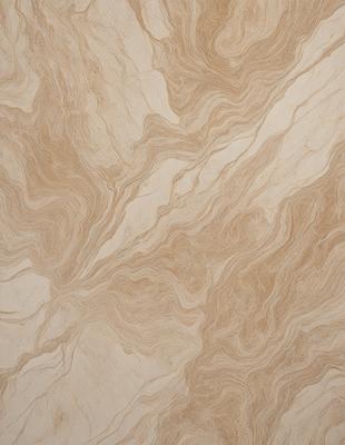 The image features a marble-like surface with a patterned texture. The primary subject is the marble-like surface, which is the setting and background of the image. The visual style is a close-up of the marble-like surface, which gives it a realistic appearance. The colors and mood of the image are predominantly brown, creating a warm and natural atmosphere.