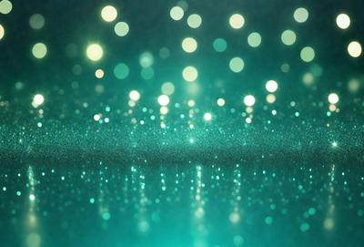 The primary subject of the image is a brightly lit, colorful background featuring a pattern of lights. The setting is a dark background, which contrasts with the vibrant colors of the lights. The visual style appears to be a combination of a photo and digital art, creating a unique and eye-catching effect. The colors and mood of the image are lively and energetic, with the bright lights and dark background creating a striking contrast.