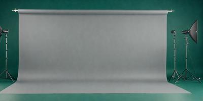 The primary subject of the image is a large, gray, metal sheet. The setting is a green background, which provides a contrasting color to the gray metal. The visual style of the image is a close-up of the metal sheet, showcasing its texture and details. The colors and mood of the image are predominantly gray, giving it a calm and industrial appearance.