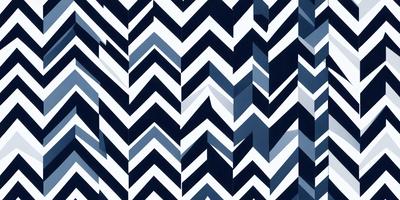 The primary subject of the image is a blue and white zigzag pattern. The setting is a blue background, and the visual style appears to be a digital art or illustration. The dominant colors are blue and white, creating a calm and soothing atmosphere.