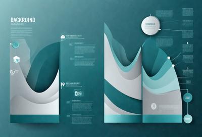 The primary subject of the image is a poster or a book cover featuring a wave design. The setting is a blue background, which adds to the overall mood of the image. The visual style is a combination of digital art and illustration, creating a unique and eye-catching design. The dominant colors are blue and white, which contribute to a calm and soothing atmosphere.