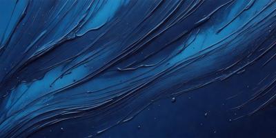 The primary subject of the image is a blue background with a swirling pattern. The setting appears to be a dark, moody environment. The visual style is a combination of a photo and a digital art, illustration, or drawing. The dominant colors are blue and black, creating a dramatic and mysterious atmosphere.