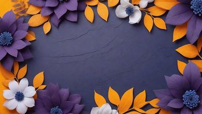 The primary subject of the image is a blue and purple flower, which is the main focus of the image. The setting is a blue and purple background, which complements the flower's colors. The visual style is a combination of digital art and illustration, creating a unique and artistic representation of the flower. The colors and mood of the image are predominantly blue and purple, giving it a calm and serene atmosphere.