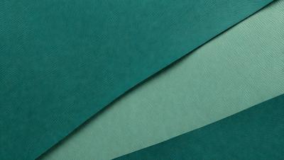 The primary subject of the image is a piece of green leather, which appears to be a leather-like material. The setting is a close-up of the leather, showcasing its texture and color. The visual style is a close-up of the leather, emphasizing its details. The colors and mood of the image are predominantly green, giving it a natural and earthy feel.