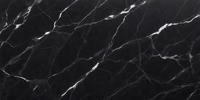 The primary subject of the image is a marble countertop with a black and white pattern. The setting is a kitchen, and the visual style is a close-up of the marble countertop. The colors and mood of the image are predominantly black and white, giving it a classic and elegant appearance.