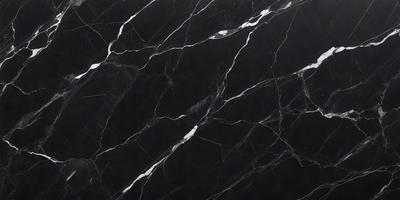 The primary subject of the image is a marble countertop with a black and white pattern. The setting is a kitchen, and the visual style is a close-up of the countertop. The colors and mood of the image are predominantly black and white, giving it a classic and elegant appearance.