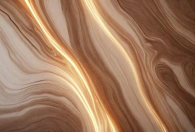 The primary subject of the image is a wooden surface with a unique and intricate pattern. The setting is a close-up view of the wooden surface, which appears to be a piece of wood or a wooden wall. The visual style of the image is a close-up, which emphasizes the details of the wooden pattern. The colors and mood of the image are warm and natural, with the wooden surface being the main focus of the image.