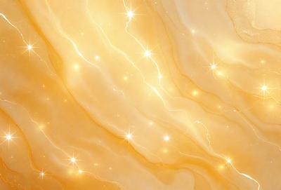 The primary subject of the image is a yellow marble surface with a pattern of gold stars. The setting is a room with a yellow marble wall, and the visual style is a close-up of the marble surface. The colors and mood of the image are warm and inviting, with the gold stars adding a touch of elegance and sophistication.