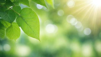 The primary subject of the image is a leaf, which is the main object, scene, or focus of the image. The leaf is green and is situated in a lush green environment, which serves as the setting or background. The visual style of the image is a photo, capturing the leaf in its natural surroundings. The colors and mood of the image are predominantly green, creating a serene and natural atmosphere.