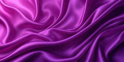 The primary subject of the image is a purple fabric, which is the main object, scene, or focus of the image. The setting or background consists of a purple curtain, and the visual style is a painting. The colors and mood of the image are predominantly purple, creating a calm and serene atmosphere.