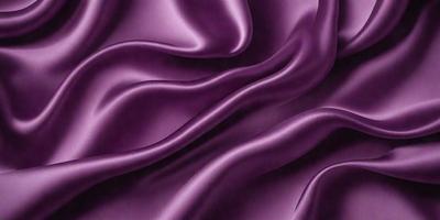 Purple fabric with a flowing pattern.