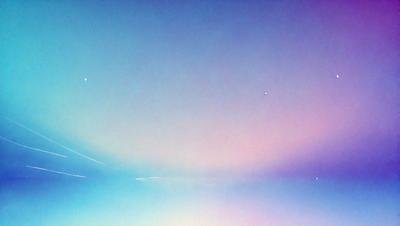 The primary subject of the image is a jet flying through the sky. The setting is a clear blue sky, and the visual style appears to be a photo. The colors and mood of the image are predominantly blue and serene, creating a sense of calm and tranquility.