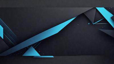 The primary subject of the image is a blue triangle, which is the main object, scene, or focus of the image. The setting or background is a black surface, which creates a contrast with the blue triangle. The visual style of the image is digital art, as it appears to be a digital illustration or drawing. The dominant colors in the image are blue and black, giving the image a modern and sleek appearance.