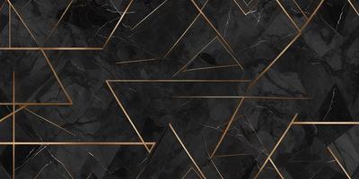 The primary subject of the image is a marble-like pattern with gold accents. The setting is a black and gold marble-like surface, which serves as the background. The visual style is a combination of a photo and digital art, creating a unique and intricate design. The colors and mood of the image are predominantly black and gold, giving it a luxurious and elegant appearance.