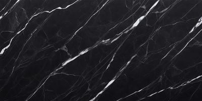 The primary subject of the image is a black and white marble pattern. The setting is a black background, which contrasts with the marble pattern. The visual style is a close-up of the marble pattern, showcasing its intricate details. The colors and mood of the image are predominantly black and white, giving it a classic and elegant appearance.